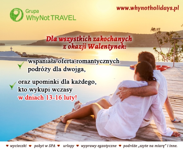 Promocja walentynkowa - biuro podróży Rzeszów, Krosno